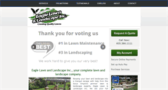 Desktop Screenshot of eaglelawnandlandscape.com